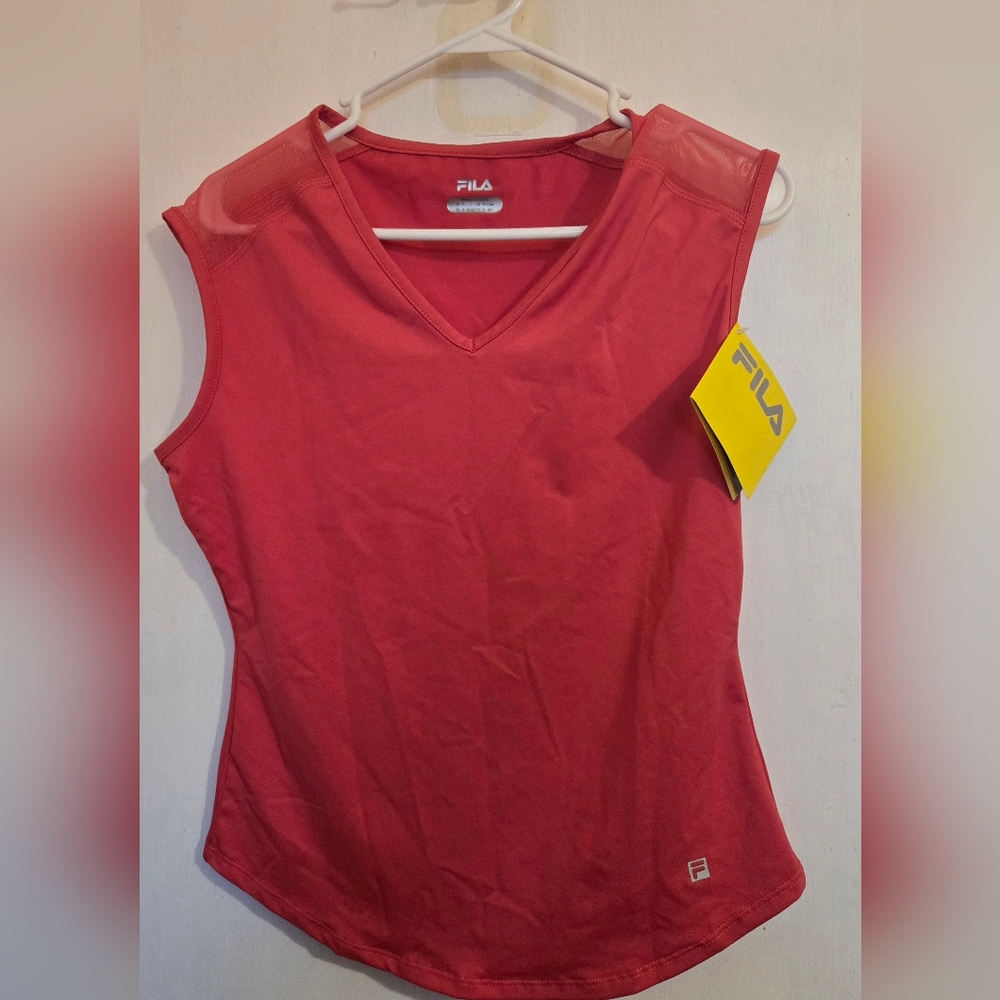 Fila Sleeveless Pink Top